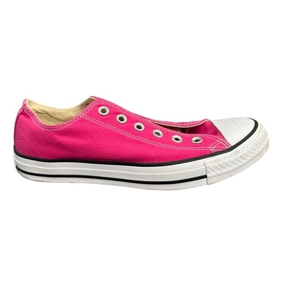Converse Chuck Taylor All Star Low Top Pink Canvas Sneakers Shoes M 7 W 9 - Picture 1 of 7